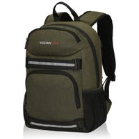 Veevanpro Cooler Backpack Insulated Backpack Cooler Lightweight Skateboard Backpack Leakproof Soft Cooler Bag 25 Cans, Army Green