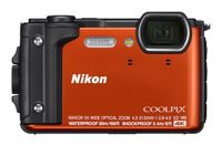 Nikon W300 Waterproof Underwater Digital Camera with TFT LCD, 3", Orange