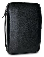 Divinity Boutique Bible Cover Leather Midnight Black, XXL (17359)