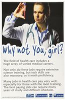 Poster #401 STEM Poster Motivates Girls to Care About Science, Part of Series