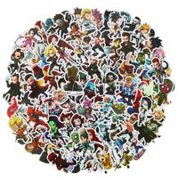 100 PCS Classic Heroes Character Stickers Cartoon Waterproof Stickers Car Laptop Helmet Luggage Vintage Skateboard Wall Decor Gift for Kids