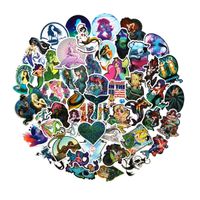 Mermaid Legend Stickers Waterproof Laptop Stickers Car Bicycle Suitcase Computer Water Bottle Mobile Phone Stickers Decals (Mermaid 50)