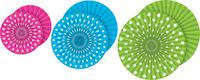 Polka Dots Hanging Paper Fans
