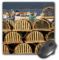 Fishing, Lobster traps, Cape Breton, Nova Scotia - CN07 WBI0023 - Mouse Pad, 8 by 8 inches (mp_135340_1)