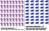 Quiplip Funny Birthday Cards Unsolicited Inspirations, 6-Pack (UI04296PCK)