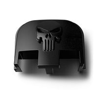 MakerShot 3D Aluminum Slide Cover Plate - S&W SD9 SD40 (Punisher Skull)