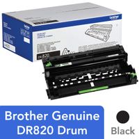 Brother Genuine Drum Unit, DR820, Seamless Integration, Yields Up to 30,000 Pages, Black