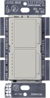 Lutron Maestro Dual Dimmer Switch for Incandescent and Halogen Bulbs, 300-Watt, Single-Pole, MA-L3L3-PD, Palladium