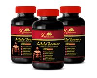 Testosterone Booster Extra Strength - LIBIDO Booster Advanced Complex for Men - Maca - 3 Bottles (180 Capsules)