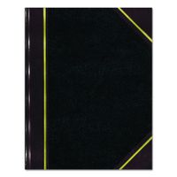 NATIONAL Texhide Series Record Book, Black, 10.375" x 8.375", 300 Pages (56231)