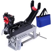 PLUSINNO Fishing Boat Rods Holder with Large Clamp Opening 360 Degree Adjustable Fishing Rod Racks Folding Holder (RH60-SX)