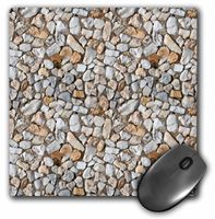 3dRose LLC 8 x 8 x 0.25 Inches Mouse Pad, Pebbles Look - One Dimensional (mp_65879_1)