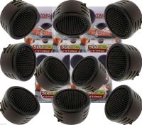 ProConnect 5 Pairs 2500W Total Power Super High Frequency Mini Dome 1 Inch Car Tweeters 5X