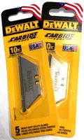 DeWalt Carbide Edge Utility Knife Blade - Last 10x Longer (10-Pack)