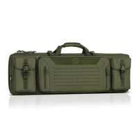 Savior Equipment Urban Warfare Tactical Double Carbine Long Rifle Bag Gun Case Firearm Backpack w/Pistol Handgun Case - 36 Inch Olive Drab Green