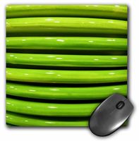 3dRose LLC 8 x 8 x 0.25 Inches Mouse Pad, Lime Curves (mp_17739_1)