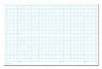 11x17 Grid Sheet 1/4" Square Quadrille Graph