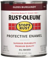Rust-Oleum 7768502 Stops Rust, 32 oz. Quart, Gloss Burgundy