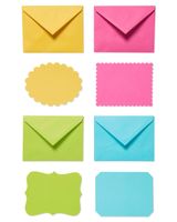 American Greetings Single Panel Blank Cards with Envelopes, Bright Blank (40-Count) - 5672276
