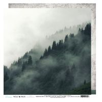 Heidi Swapp 314691 Pattern Paper Wolf Pack-12 x 12-Mountainside, Multi