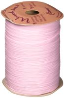 Berwick Offray Matte Pink Raffia Ribbon, 1/4'' Wide, 100 Yards