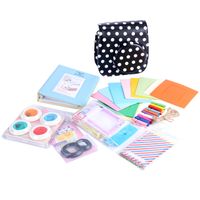 YaeKoo Black Fujifilm Instax Mini 8 Instant Film Camera Accessories Bundles (Instax Mini 8 Case/ Mini Album/ Close-up Selfie Lens/colors Close-up Lens/ Wall Hang Frames/film Frame/ Film Stickers)