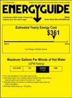 Rinnai V53EP 5.3 GPM 120,000 BTU 120 Volt Residential Liquid Propane Gas Tankles, N/A
