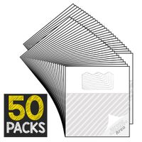 Golden State Art, Mat Hanger Plastic Adhesive HangTabs (50 Count)