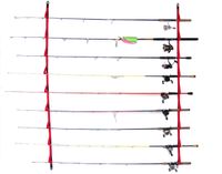 Campingandkayaking Overhead or Wall Rod Storage System. Two Sizes to Choose from. 4ft Has 6 Rod Positions, 6 Ft Has 9 Rod Positions. (6 ft - 9 Rod)
