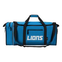 Officially Licensed NFL Detroit Lions "Steal" Duffel Bag, Blue, 28" x 11" x 12"