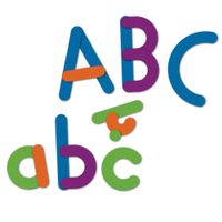 Giant Magnetic Letter Construction, Letter Recognition, Fine Motor Toy, 21 Pieces, Ages 4+