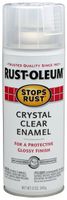 Rust-Oleum 7701830 - 6 PK Stops Rust Spray Paint, Enamel, 12 Fl. Oz. Aerosol Can, Gloss Crystal Clear (Pack of 6)