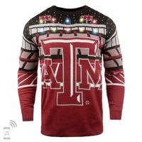 FOCO NCAA Texas A&M Aggies Mens Light Up Bluetooth Speaker Sweaterlight Up Bluetooth Speaker Sweater, Team Color, Medium