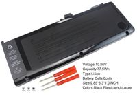 EBOYEE 77.5WH A1321 A1286 Battery Compatible Apple(Only for Mid 2009 2010 Version) MB985 MB986 MB986LL/A MC118 MC371 MC372 MC373 Unibody MacBook Pro 15" Inch 020-6766-B 661-5476 661-5211 Laptop