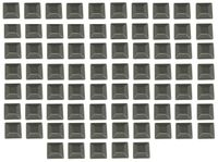 JSP Manufacturing Plastic New Fence Post Black Caps 4X4 (3 5/8") Pressure Treated Wood Made in USA MULITPACK Wholesale Bulk (75)