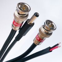 250ft Cut to Order Solid Copper Core CCTV TVI CVI AHD HD-SDI Surveillance Camera RG-59 Coaxial Cable 20AWG Professional Grade PCT BNC Connector 95% Braid ETL CM Assembled in USA by PHAT SATELLITE INTL