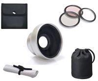 Olympus Stylus TOUGH TG-3 High Definition 3.0x Telephoto Lens (37mm) + 3 Piece Lens Filter Kit (40.5mm) + Lens Adapter (40.5mm) + Lens Ring (40.5-37mm) + Nw Direct Microfiber Cleaning Cloth
