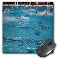 3dRose Boys Water Polo Team Swimming to Get The Ball Into The Net at a Swimming Pool in Cedar City Utah Mouse Pad (mp_50522_1)