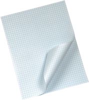 M.E.H. 50 Sheets of Quadrille Ruled 1/4-inch Square Grid Graph Paper
