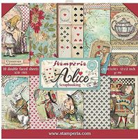 Stamperia Intl SBBL52 Scrapbooking Paper Multi-Colored 10 Pack