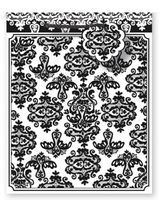 Jillson Roberts 6-Count Medium 10" x 8" x 4" All-Occasion Gift Bags Available in 17 Designs, Black Damask