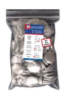 100 Buttons to Cover - Made in USA - Self Cover Buttons with Flat Backs - Size 60 with Tool