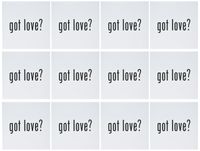 3dRose Got Love - Greeting Cards, 6 x 6 inches, set of 12 (gc_15967_2)