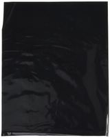 Bauxko 12" x 15" Flat Poly Bags, Black, Case of 1000 (xPB534BK-Case)