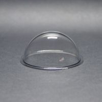 DURADOM Acrylic Dome With Flange Clear Plastic Hemisphere - Multi Use Bubble Pet Dog Fence Window Sphere CCTV Dome Acrylic Camera Perspex Display Transparent Cover Floating Fish Dome (2 inch / 50mm)