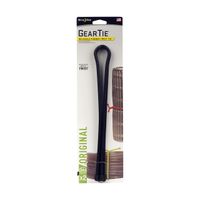 Nite Ize Original Gear Tie, Reusable Rubber Twist Tie, 24-Inch, Black, 2 Pack, Made in the USA