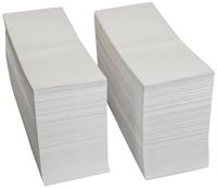 Compulabel Thermal Transfer Shipping Labels, 4 inch x 5 inch, White, Fanfold, Permanent Adhesive, Perforations Between Labels, 2300 Per Stack, 2 Stacks per Carton