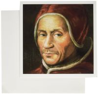 3dRose Painting of Adrian VI, Dutchman Pope, Historical Art - HI12 PRI0202 - Prisma - Greeting Cards, 6 x 6 inches, set of 12 (gc_83013_2)