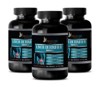 Liver Kidney and Colon Detox - Liver DETOXIFIER Formula - Extra Strength - Artichoke Heart Extract - 3 Bottles 180 Capsules