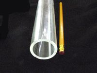 Devardi Glass COE 33 Boro Tubing, 1 Clear 38mm x 3mm (1.5 inch) Borosilicate 12" Tubes